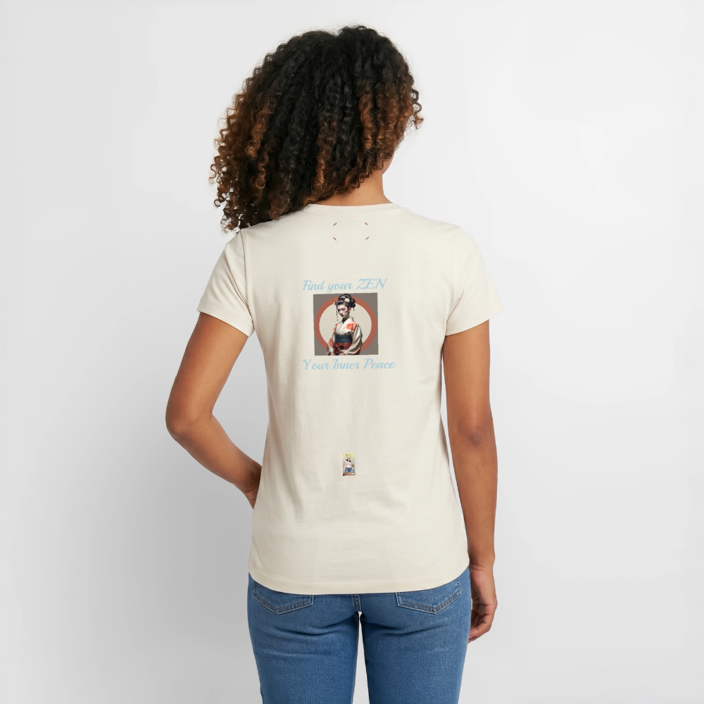 Yoga#1Cotton T-Shirt – von SPREAD - Naturweiß
