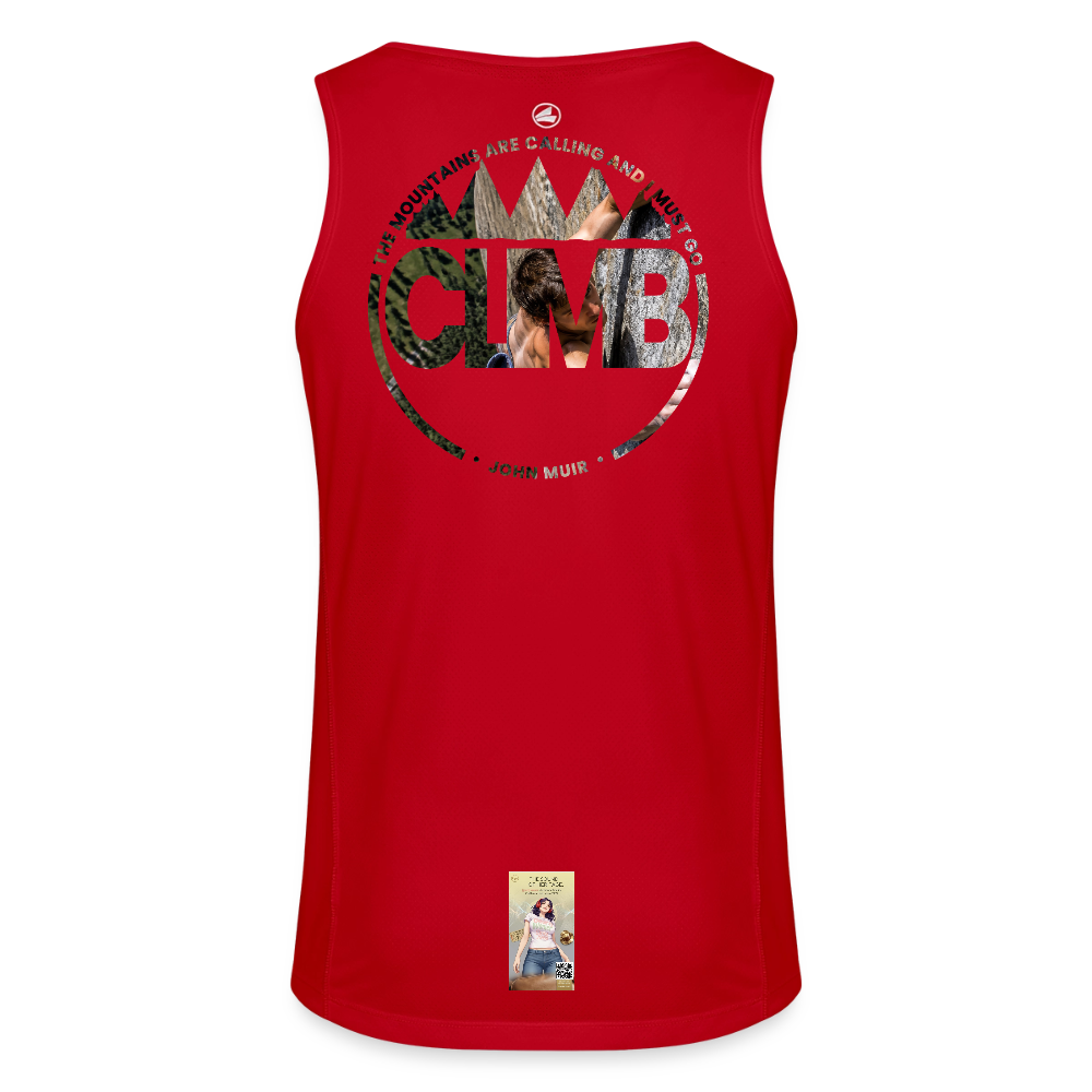 Climb JAKO Männer Tanktop Run 2.0 - Rot