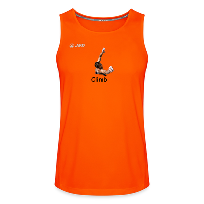 Climb JAKO Männer Tanktop Run 2.0 - Neonorange