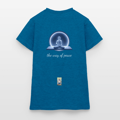 TWoP Frauen T-Shirt - Antikblaues Saphir meliert