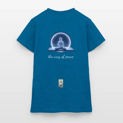 TWoP Frauen T-Shirt - Antikblaues Saphir meliert