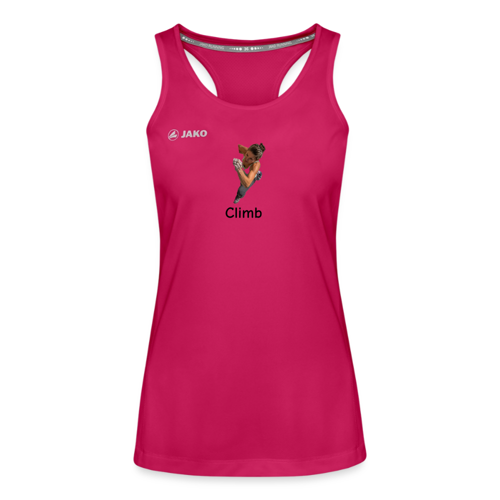 Climb JAKO Frauen Tanktop Run 2.0 - dunkles Pink