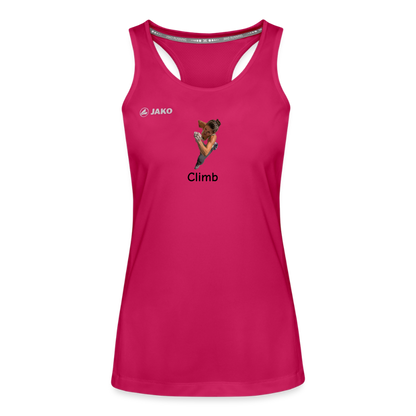 Climb JAKO Frauen Tanktop Run 2.0 - dunkles Pink
