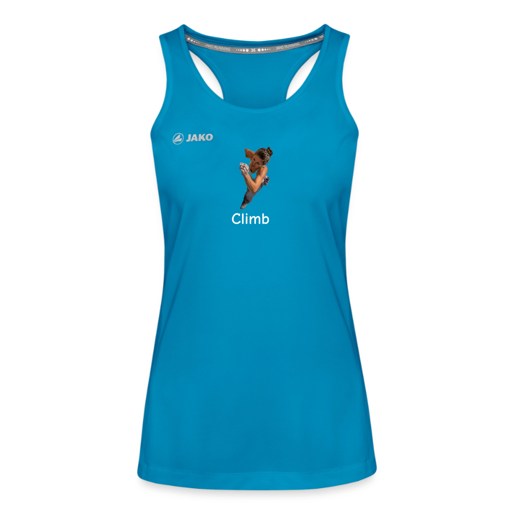 Climb JAKO Frauen Tanktop Run 2.0 - Saphirblau