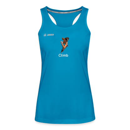 Climb JAKO Frauen Tanktop Run 2.0 - Saphirblau