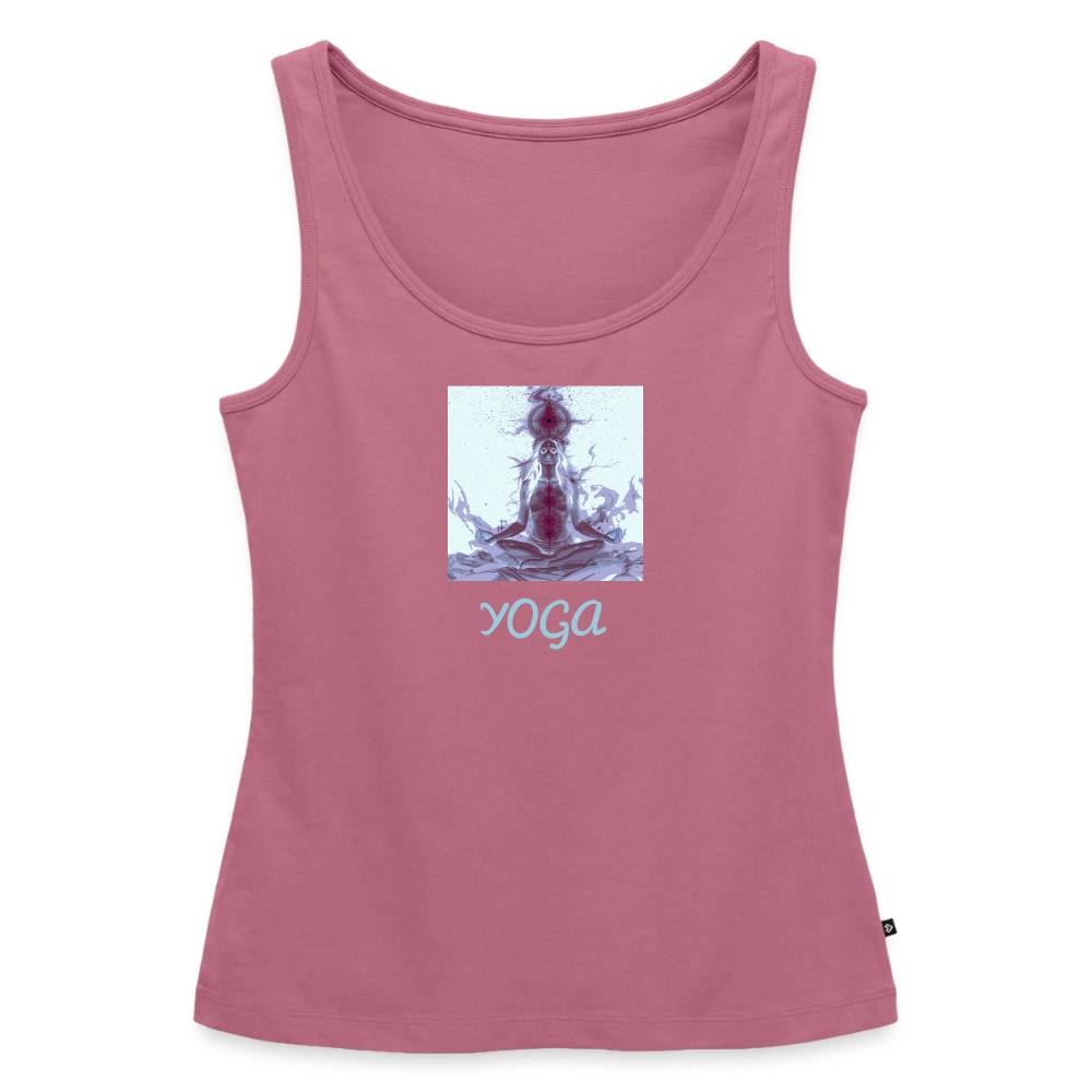 YOGA Frauen Premium Tank Top - Mauve