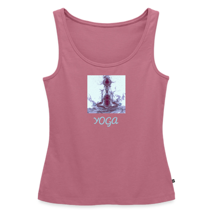 YOGA Frauen Premium Tank Top - Mauve
