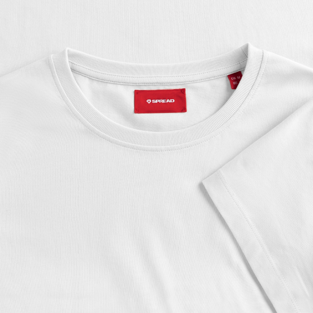 Yoga#1Cotton T-Shirt – von SPREAD - Weiß