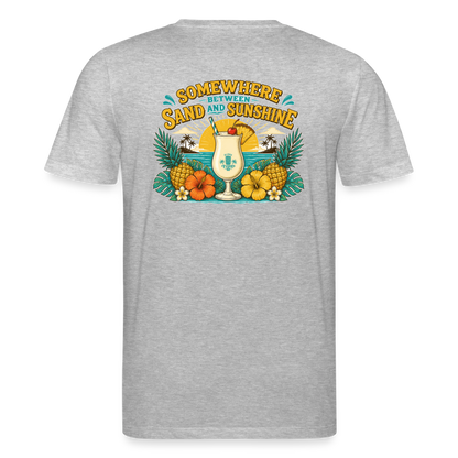 Pina Colada Unisex Bio-T-Shirt - Grau meliert