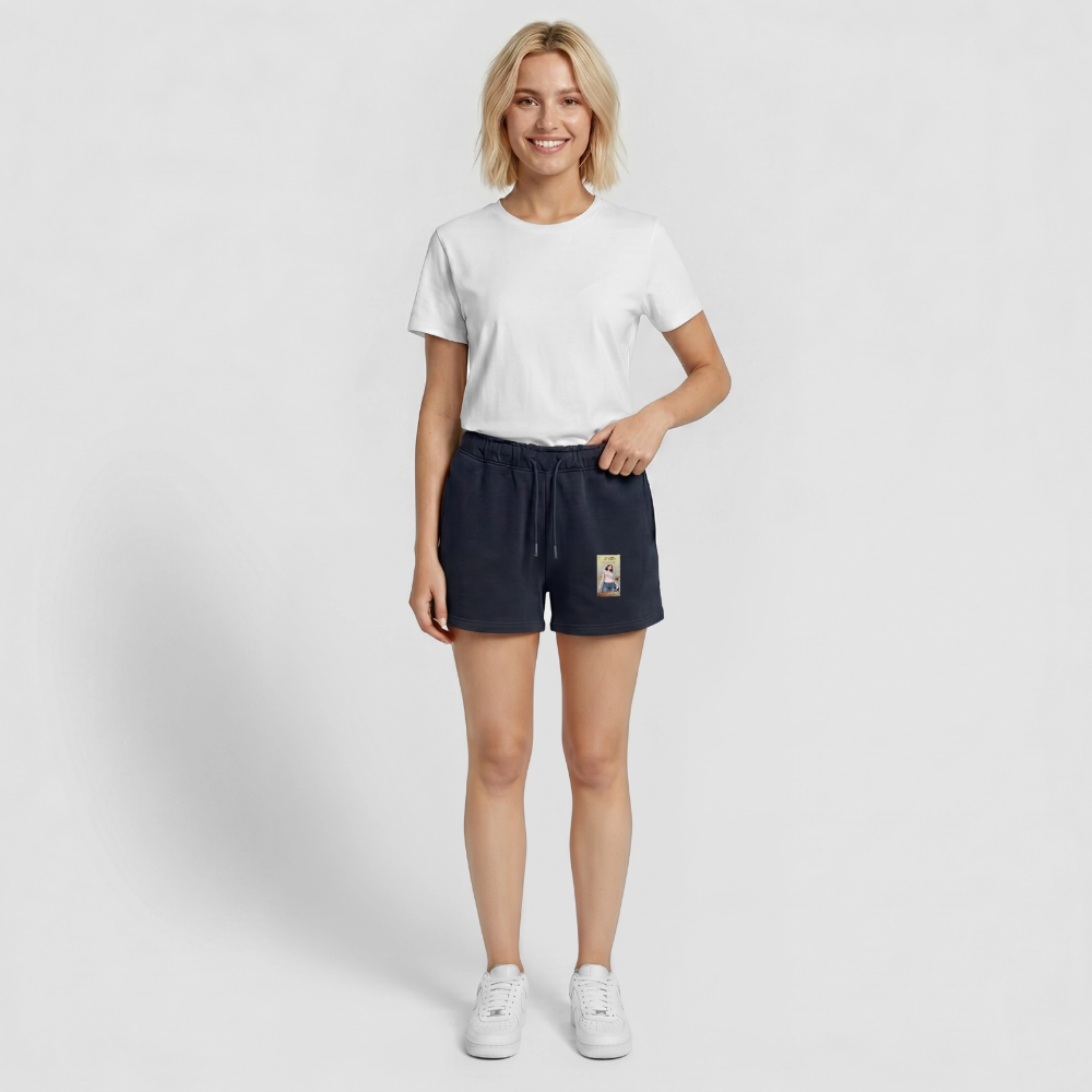 Yoga Frauen Premium Organic Sweatshorts - Navy