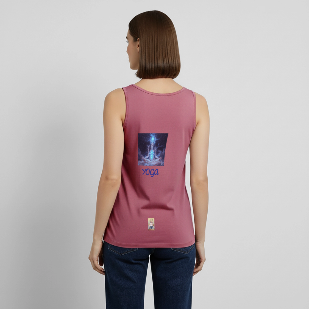 YOGA Frauen Premium Tank Top - Mauve