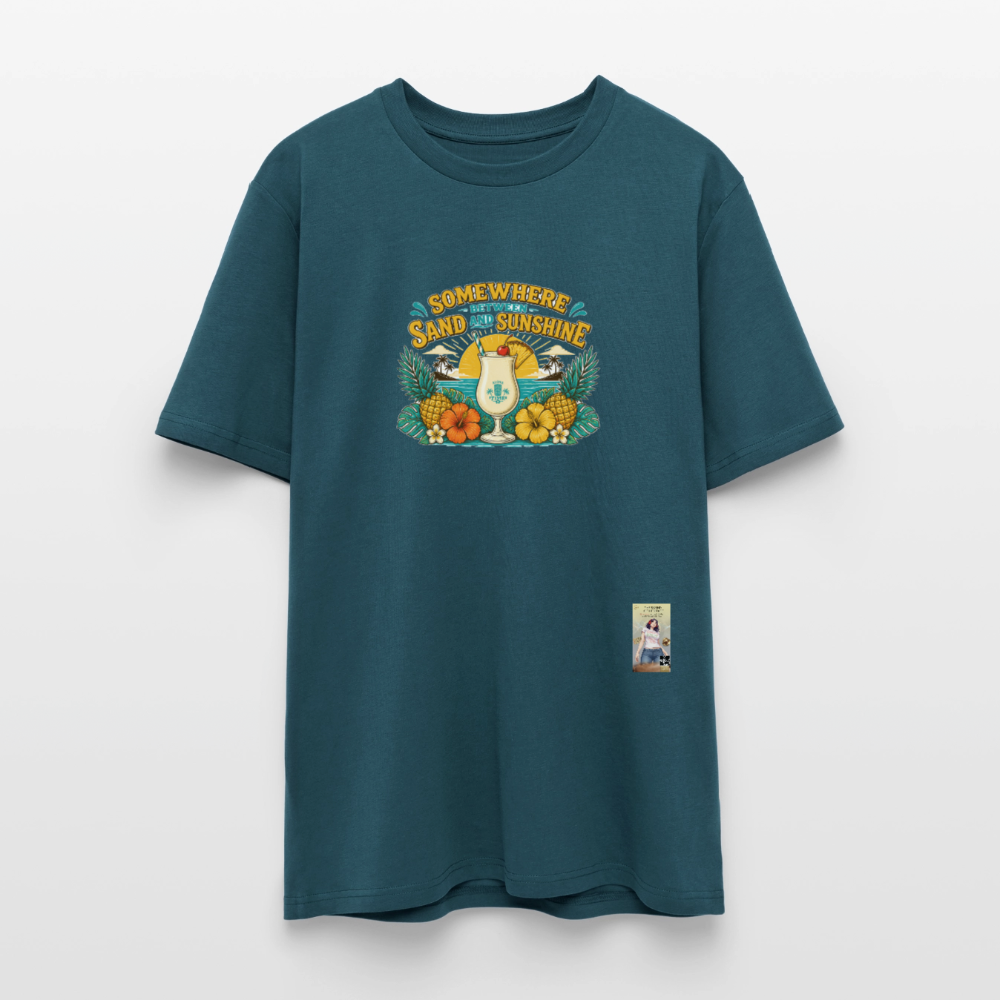 Pina Colada Unisex Bio-T-Shirt - Dunkles Petrol