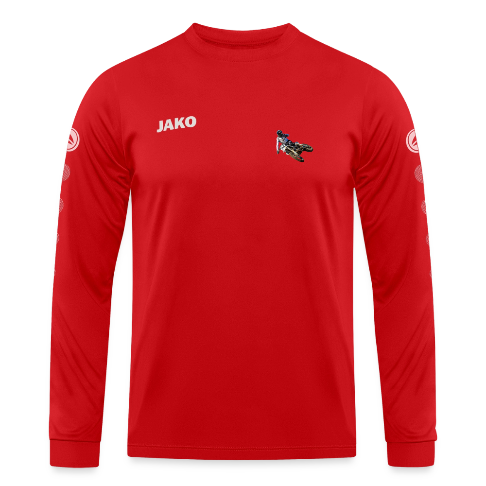 MotoX JAKO Trikot Team Langarm - Rot