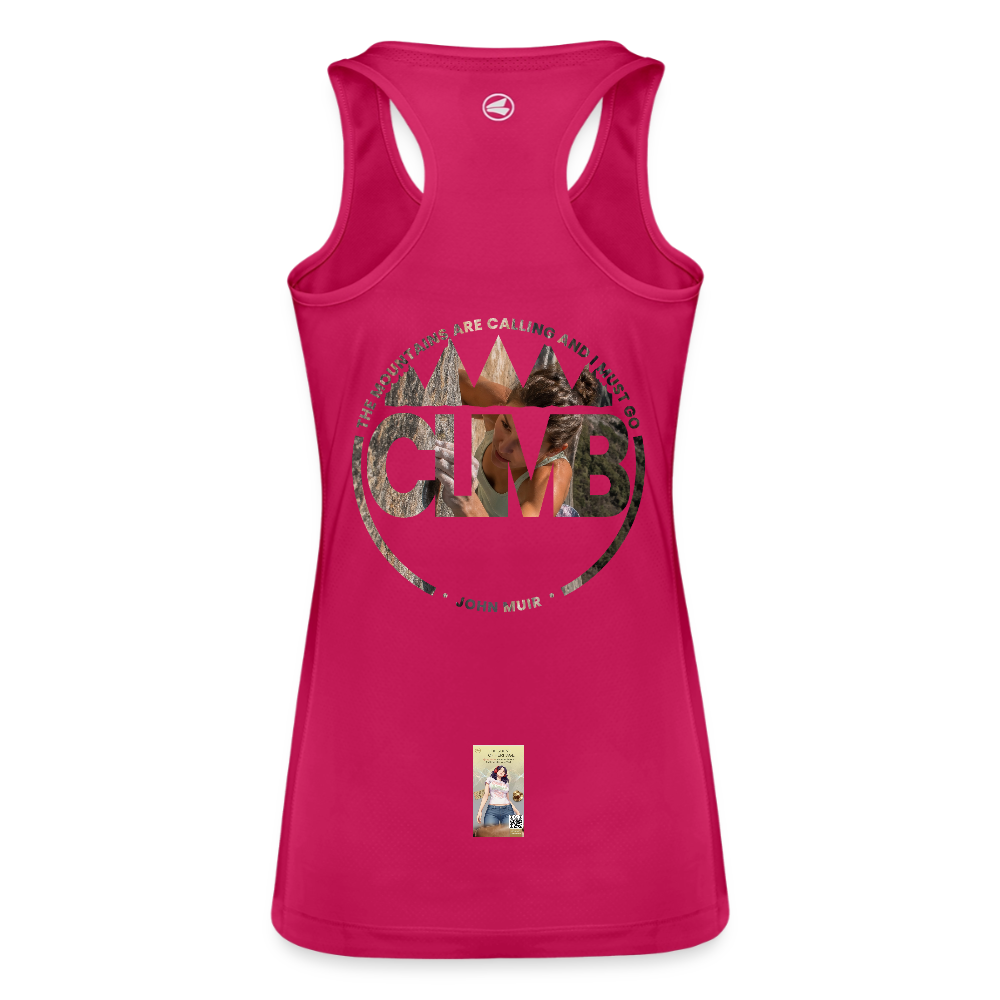 Climb JAKO Frauen Tanktop Run 2.0 - dunkles Pink