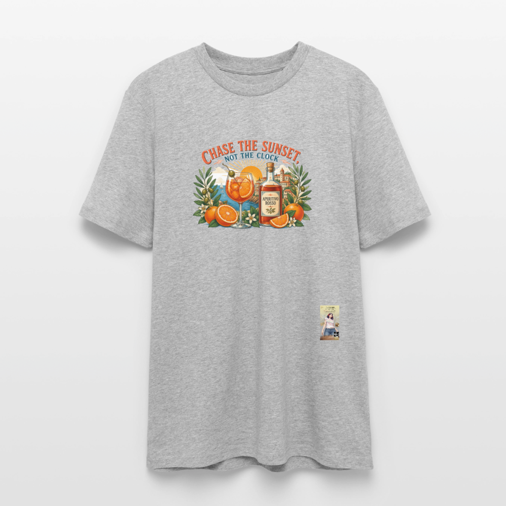 Aperosso Unisex Bio-T-Shirt - Grau meliert