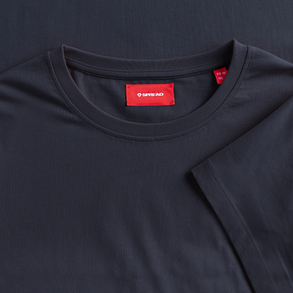 Yoga#1Cotton T-Shirt – von SPREAD - Navy