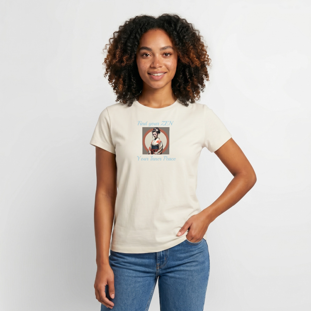 Yoga#1Cotton T-Shirt – von SPREAD - Naturweiß