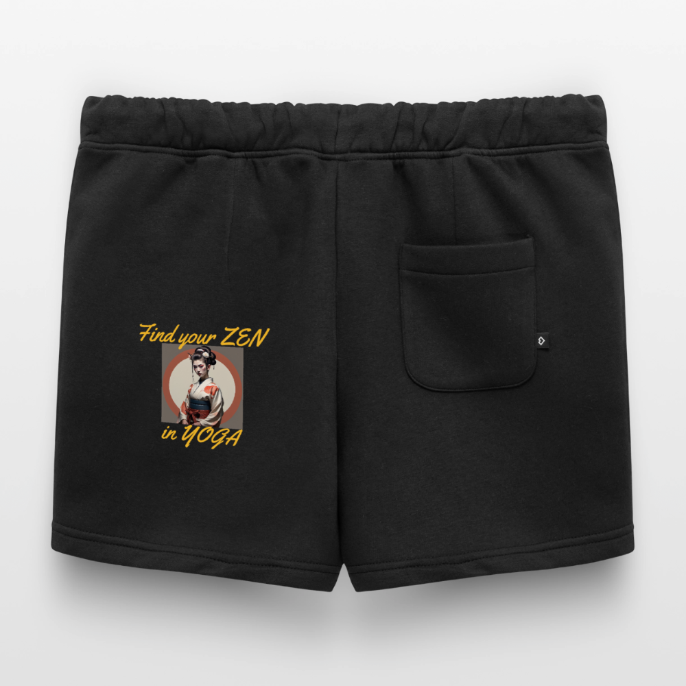 Yoga Frauen Premium Organic Sweatshorts - Schwarz