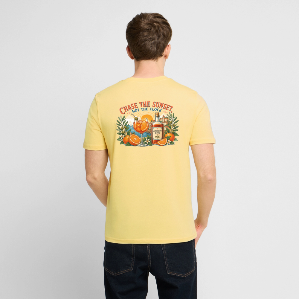 Aperosso Unisex Bio-T-Shirt - Gelb Viva 