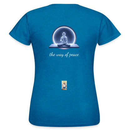 TWoP Frauen T-Shirt - Antikblaues Saphir meliert