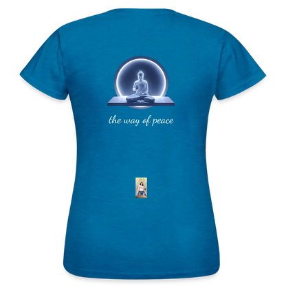 TWoP Frauen T-Shirt - Antikblaues Saphir meliert