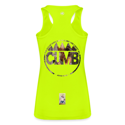 Climb JAKO Frauen Tanktop Run 2.0 - Neongelb