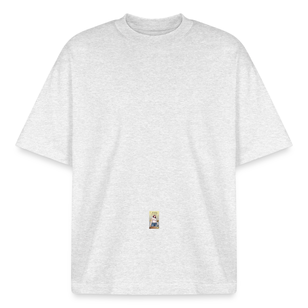 Gangsta#3 Heavyweight Unisex Organic T-Shirt - Kühles Grau meliert