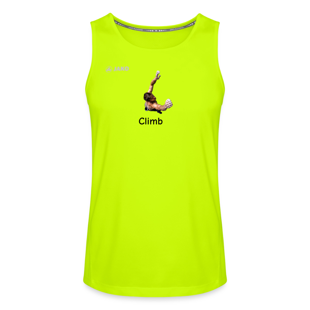 Climb JAKO Männer Tanktop Run 2.0 - Neongelb