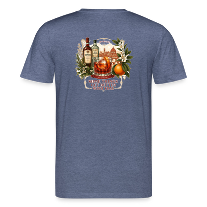 Negroni Unisex Bio-T-Shirt - Dunkelblau meliert