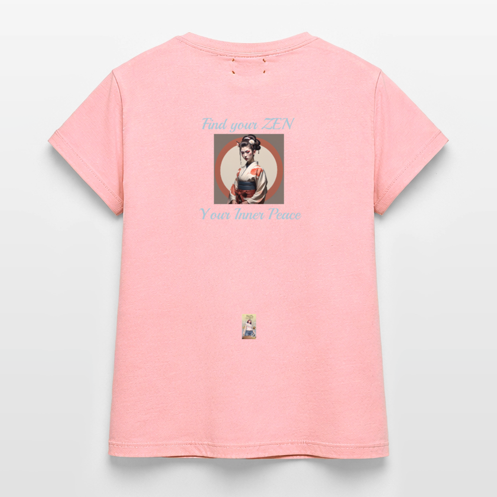 Yoga#1Cotton T-Shirt – von SPREAD - Rosa