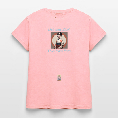 Yoga#1Cotton T-Shirt – von SPREAD - Rosa