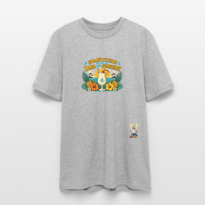 Pina Colada Unisex Bio-T-Shirt - Grau meliert