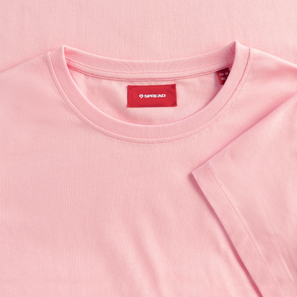 Yoga#1Cotton T-Shirt – von SPREAD - Rosa