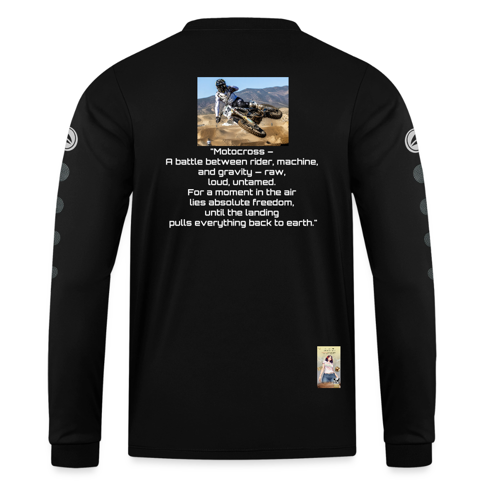 MotoX JAKO Trikot Team Langarm - Schwarz