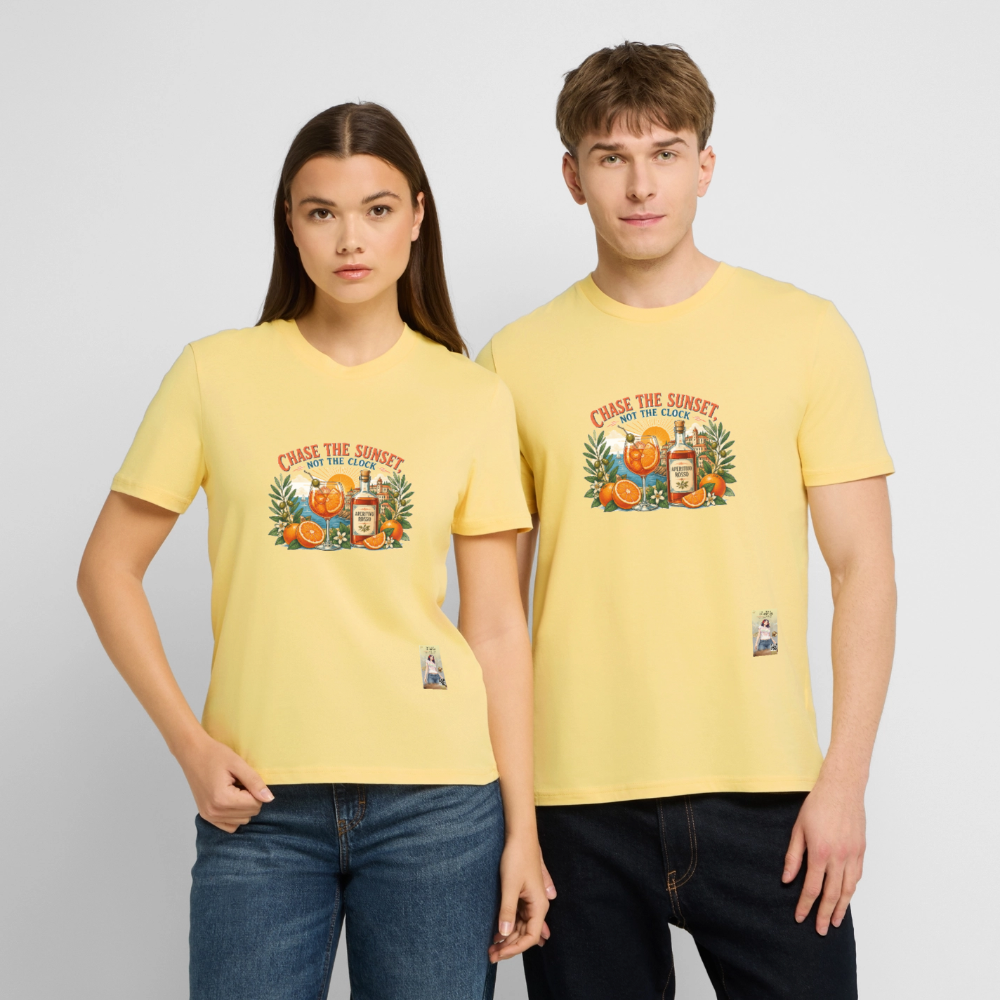 Aperosso Unisex Bio-T-Shirt - Gelb Viva 