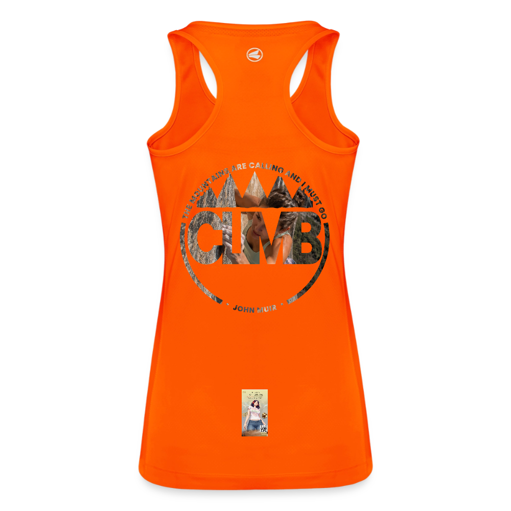 Climb JAKO Frauen Tanktop Run 2.0 - Neonorange