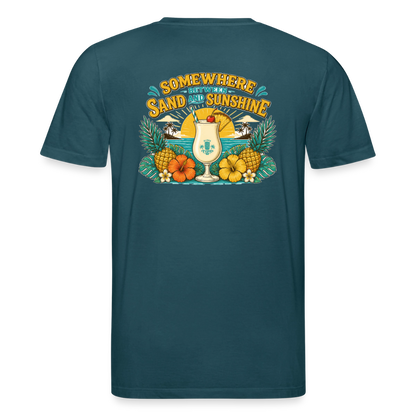 Pina Colada Unisex Bio-T-Shirt - Dunkles Petrol
