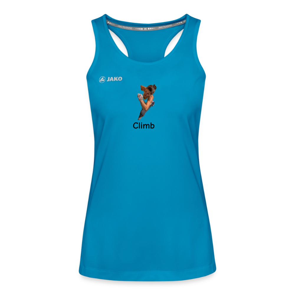 Climb JAKO Frauen Tanktop Run 2.0 - Saphirblau