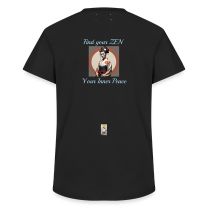 Yoga#1Cotton T-Shirt – von SPREAD - Schwarz