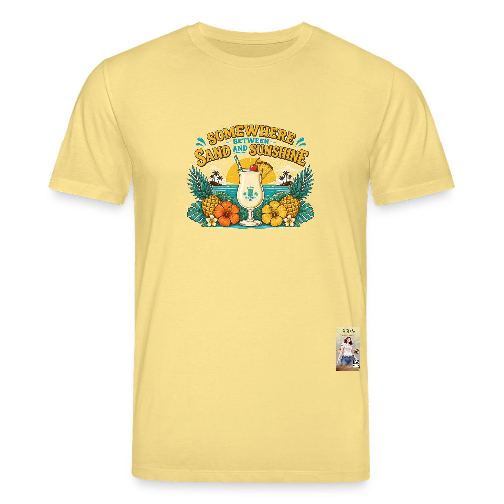 Pina Colada Unisex Bio-T-Shirt - Gelb Viva 