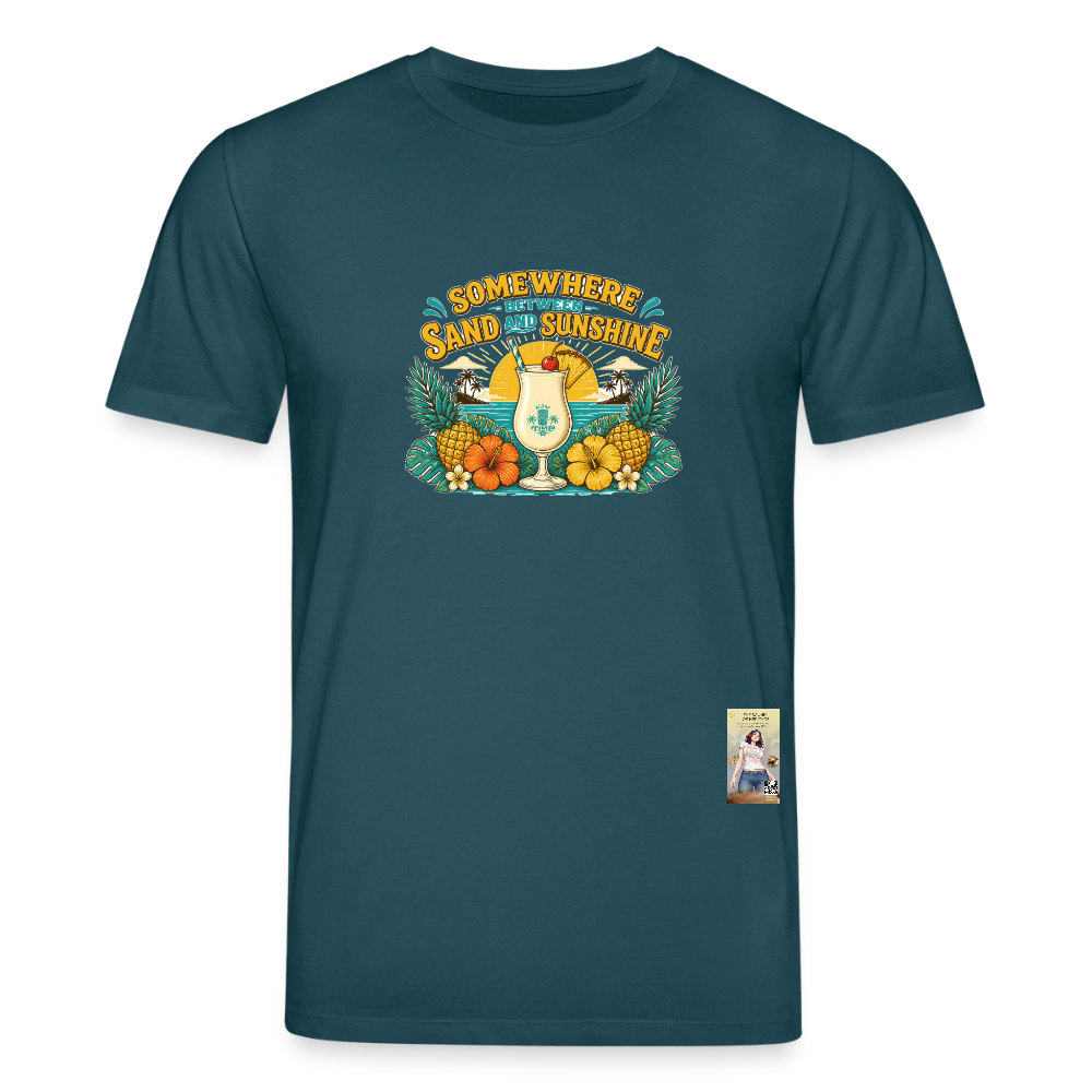 Pina Colada Unisex Bio-T-Shirt - Dunkles Petrol