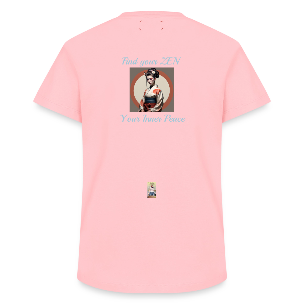 Yoga#1Cotton T-Shirt – von SPREAD - Rosa