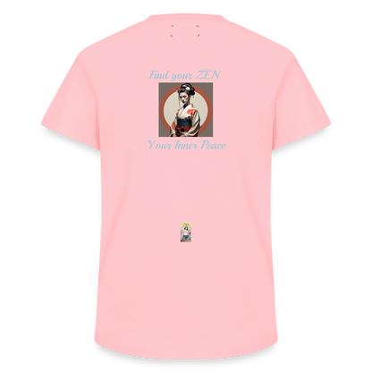 Yoga#1Cotton T-Shirt – von SPREAD - Rosa