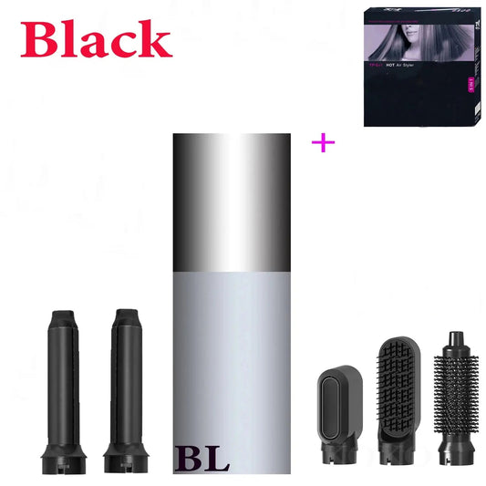 5-IN-1 Detachable Blow Dryer Brush For Straightening & Curler Curling Iron Georg Werner