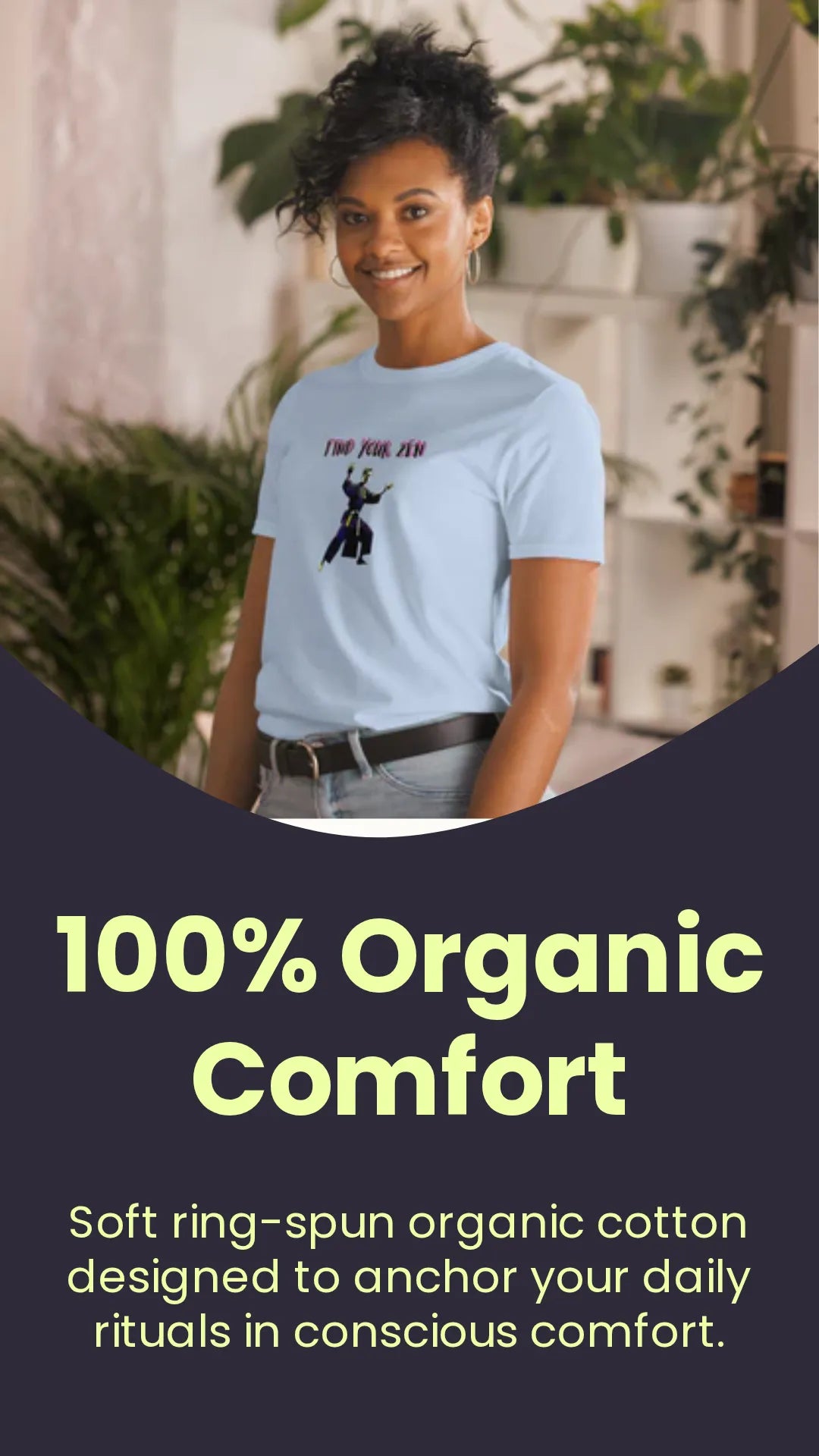 AMIG#2 Unisex T-Shirt – Lifestyle-/Kampagnenbild Detail