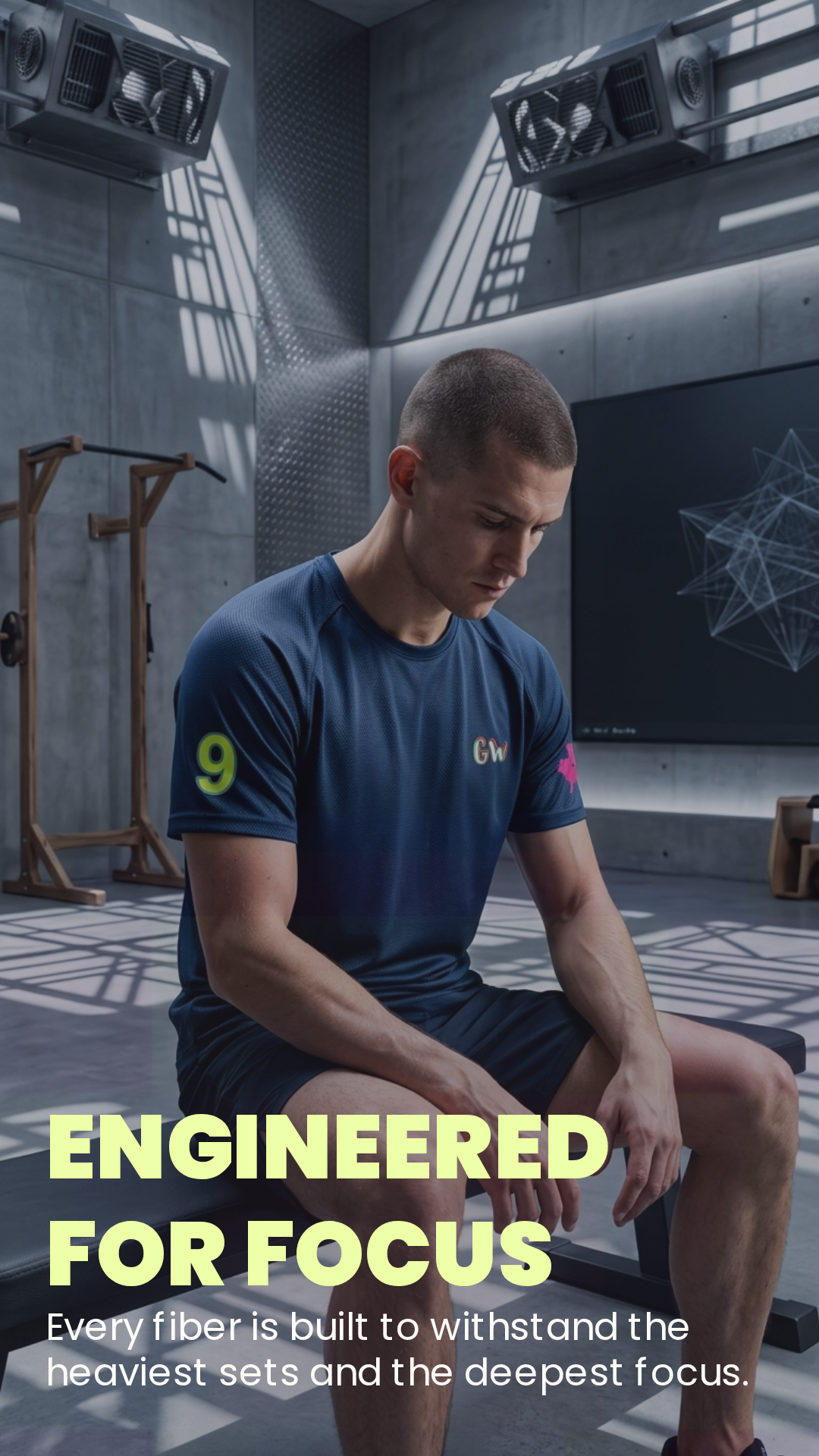 GymMale 003 Unisex sports jersey