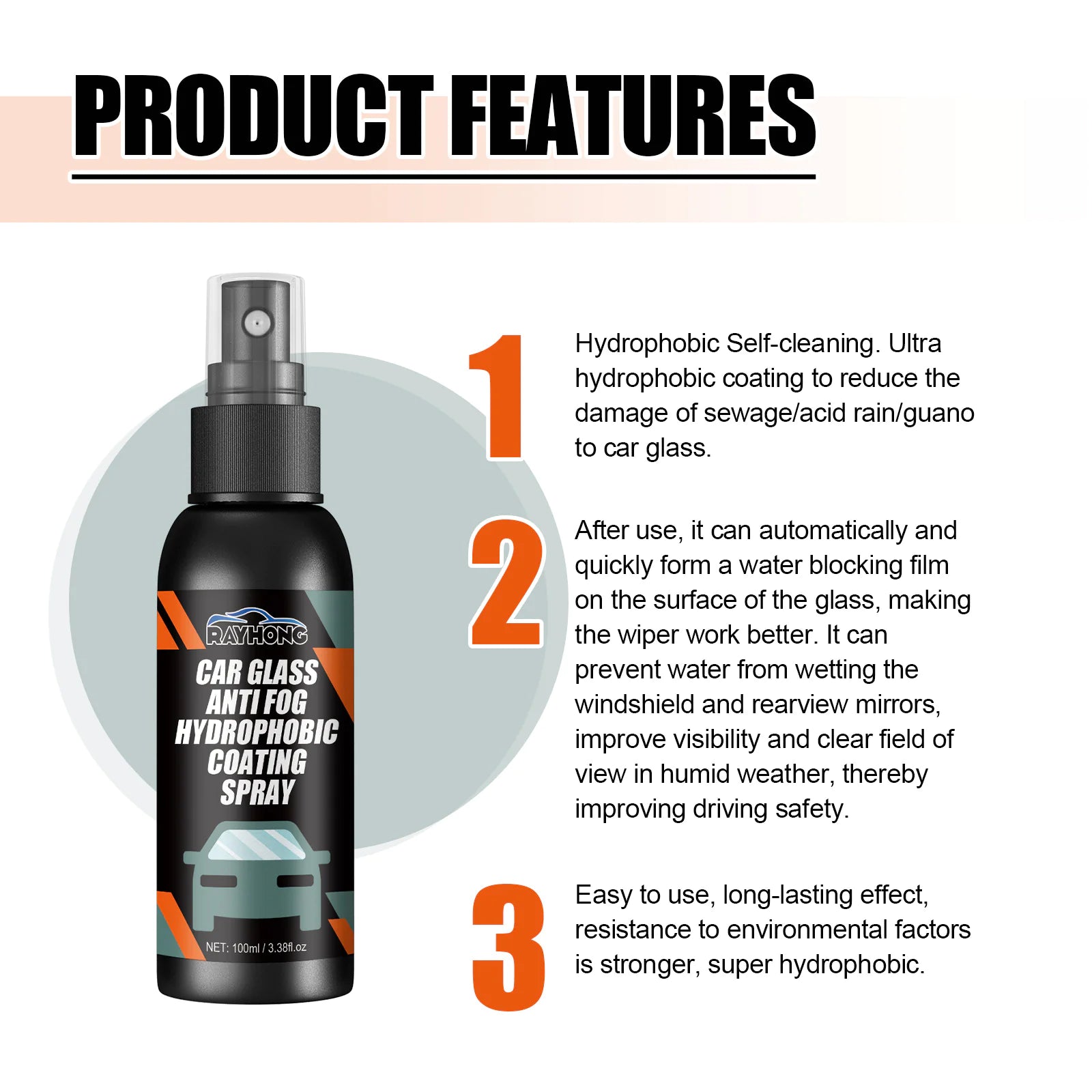 Auto Glass Water Repellent Spray - Georg Werner
