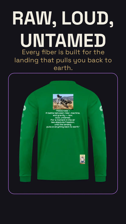 MotoX JAKO Trikot Team Langarm – Lifestyle-/Kampagnenbild Detail