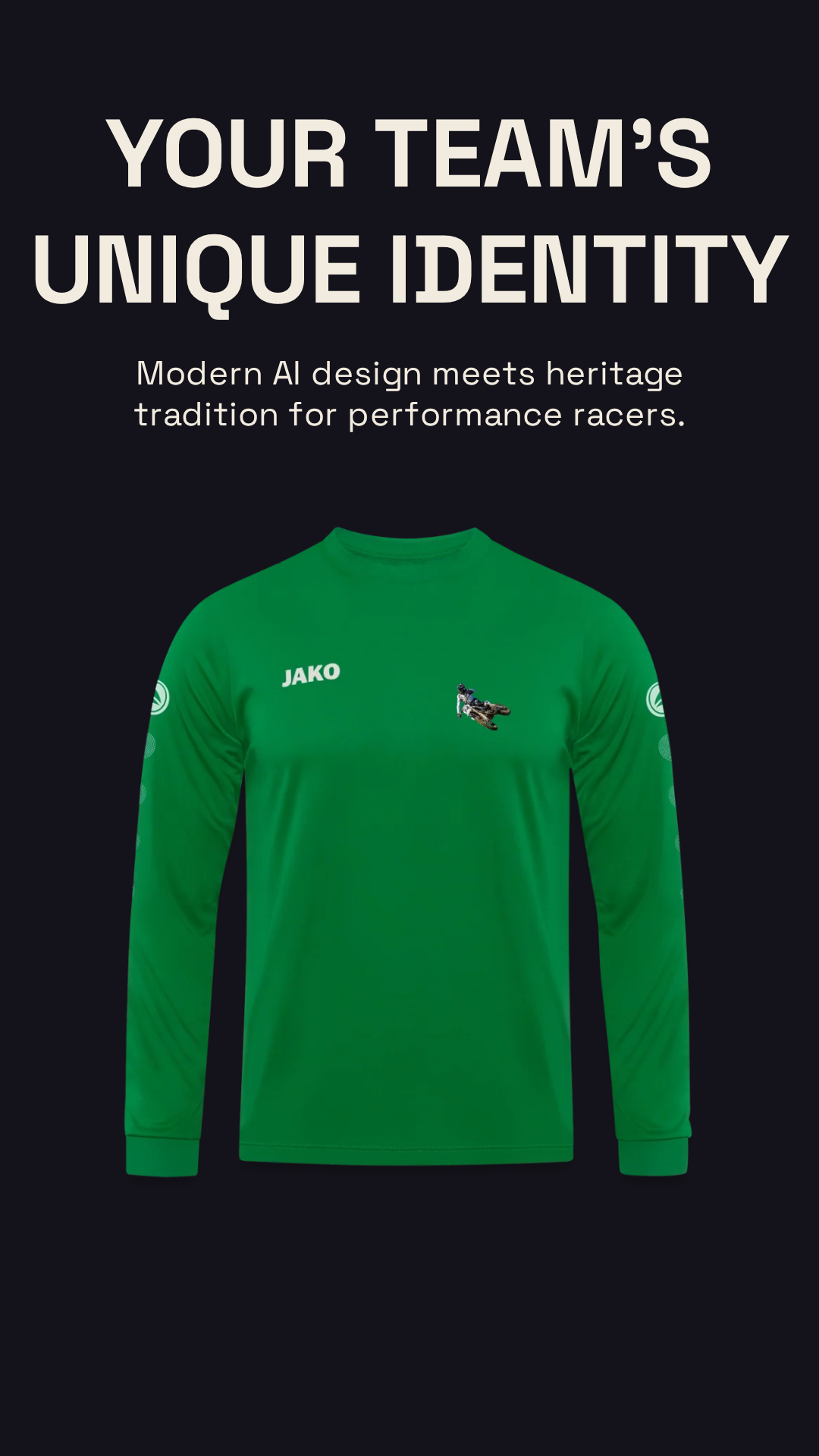MotoX JAKO Trikot Team Langarm – Lifestyle-/Kampagnenbild (3)