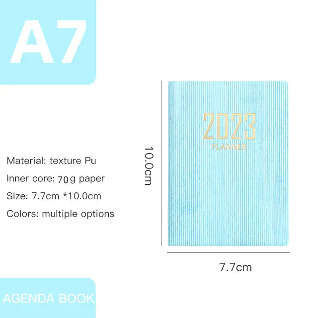 A7 Ultralight Portable English Calendar - Georg Werner